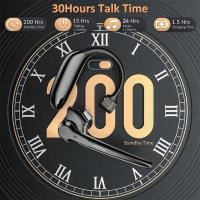 ราคา Mpow S12 ธุรกิจแฮนด์ฟรีหูฟังบลูทู ธ 5.3 หูฟังไร้สายแบบหมุ (26203766007)