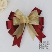 ราคา โบว์ติดกระเช้า กระเช้าของขวัญ โบว์ติดช่อดอกไม้ (4122551829)