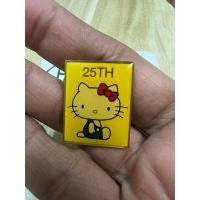 ราคา (ของแท้ : พร้อมส่ง) Hello Kitty 25th Premium Pin Badge Old Sanrio Vintahe 1999 (27752342217)