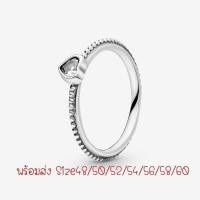 ราคา (ของแท้100%)Pandora silver ring**แหวนหัวใจ (26114174216)