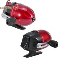 ราคา ช่างตัดผม ปิดรอกตกปลา,2.6:1อัตราส่วนในตัวสายการประมงมินิปิดใบหน้ารีล,แบบพกพาสีแดงขนาดกะทัดรัดปั่นรีลเบทคาสติ้งตกปลา (48600140782)