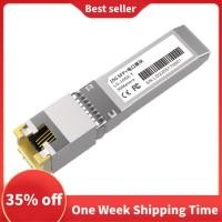 ราคา 10G SFP + โมดูล 10GbE ทองแดง SFP โมดูล Optical พอร์ต Turn to RJ45 Ethernet พอร์ต Gigabit 1000M Transceiver โมดูลโลหะใน (40351082022)