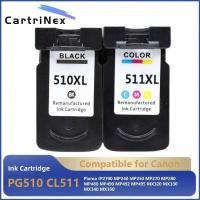 ราคา ตลับหมึก Canon PG510 CL511 510XL 511XL สําหรับ PG-510 CL-511 Pixma IP2700 MP240 MP250 MP270 MP280 MP480 MP490 MP492 เครื่องพิมพ์ (26943347278)