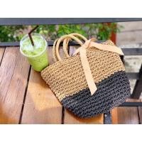 ราคา กระเป๋าสานสะพายข้าง ติดโบว์ พร้อมส่งเลยค่ะ (8921501544)
