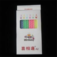 ราคา เทียนวันเกิดแบบแท่งเรียวยาว ขนาด 0.4*13 ซม. (1118214880)