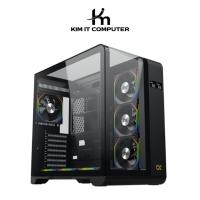 ราคา XIGMATEK PANO S Black With CPU&GPU Temp LCD (แถมพัดลม ARGB x 7 ตัว) Curved Tempered Glass Mid-Tower ATX Case (43703190584)
