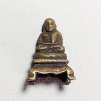 ราคา A066 หลวงพ่อเงิน นั่งสมาธิบนโต๊ะ วัดบางคลาน จ.พิจิตร ปี2515 เนื้อทองเหลือง (29636387153)