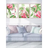 ราคา DIY DIY ภาพวาดสีน้ํามันดิจิตอลมือวาดระบายสีสไตล์นอร์ดิก Flamingo Hand-Filled Decompression ภาพวาดภาพวาดสีน้ํามันภาพวาดตกแต่ง (41970716770)