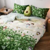 ราคา ชุดผ้าปูที่นอนผ้าฝ้ายลายดอกไม้น่ารัก 1Mx2M,1M2x2M,1M4x2M,1M6x2M,1M8x2M (26390032228)