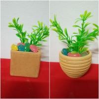 ราคา กระถางดินเผาเล็ก ใส่แคคตัส ไม้มงคลขนาดเล็ก 1 ชิ้น (9961950805)