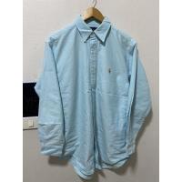 ราคา เสื้อเชิ้ตแขนยาว Ralph Lauren แท้ มือสอง สีฟ้า (24813583727)