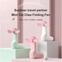 ราคา พัดลมพกพา พัดลมมือถือขนาดเล็ก 2000mAh USB ชาร์จพร้อม Handy Power Bank ขนาดเล็กมือถือพัดลมพกพาพับได้สําหรับเดินทาง (29079095948)