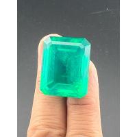 ราคา มรกต พลอย NATURAL COLOR Columbia โคลัมเบีย Green Emerald very fine lab 13.x17 มม mm...14กะรัต carats (24950849871)
