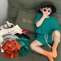 ราคา พร้อมส่งในไทย ชุดเซ็ตเสื้อแขนสั้นกางเกงขาสั้น ผ้าวาฟเฟิล นิ่ม ระบายอากาศ (24520657863)