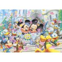 ราคา Tenyo 500 ชิ้นจิ๊กซอว์ปริศนา Disney Flower Shower Dream Gyutto Series Stained Art 25X36 ซม. (41314967660)