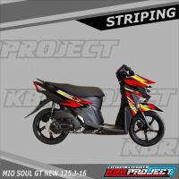 ราคา MIO SOUL GT NEW 125 สติ๊กเกอร์ Racing variation, YAMAHA MIO SOUL GT NEW 125 J.16 สติ๊กเกอร์มอเตอร์ไซค์ (27242394199)