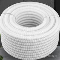 ราคา พีวีซีลูกฟูกท่อท่อสารหน่วงไฟแขนป้องกันลวดหนาพลาสติกสีขาวลูกฟูกท่อลูกฟูกเกลียว น้ํามัน (42874817112)