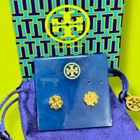 ราคา TORY BURCH ต่างหู สีทอง ลายLOGO TORY BURCH ของแท้ (43306626769)