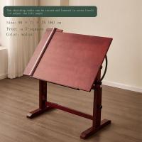 ราคา ★-☀Fengfeng โต๊ะวาดภาพมืออาชีพ โต๊ะวาดภาพ ไม้เนื้อแข็ง อัพเกรดโต๊ะวาดภาพศิลปะ นักเรียน ออกแบบพิเศษ (24102552218)