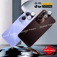ราคา 3d เลนส์ฟิล์มแก้วสําหรับVivo Y28s 5G Y18 Y18s Y18e Y03 Y03T 4Gเลนส์ป้องกันหน้าจอสําหรับVivoY28S 9Hกลับกล้องกระจกนิรภัยป้องกันฟิล์มสีดําHDคลุมทั้งหมดป้องกัน (26056277250)