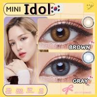 ราคา คอนแทคเลนส์ Mini idol(kittykawaii) Brown / Gray✨ขนาดมินิ✨ (28324749979)
