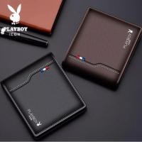 ราคา PLAYBOY Men Short Walletกระเป๋าหนังซิปกระเป๋าคลัทช์ธุรกิจ (8727502099)