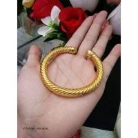 ราคา กำไลข้อมืองานหุ้มทองคำแท้ 5 ไมครอน (2371927899)