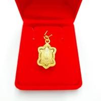 ราคา จี้ จี้เต่าหลวงปู่หลิว ชุบทองคำแท้24K ทองไมครอน เลี่ยมกรอบกันน้ำ เเถมฟรีตลับทอง (13551912458)