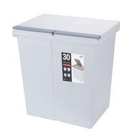 ราคา ถังขยะในครัวเรือนห้องครัวห้องนั่งเล่นถังขยะกดเรียงลําดับความจุขนาดใหญ่ที่มีฝาปิด30ลพลาสติกสี่เหลี่ยม ส5ถ้า (41719159102)