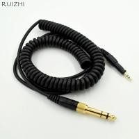 ราคา เปลี่ยนสายสัญญาณเสียงสําหรับ Audio-Technica ATH M50X M40X M60X M70X สายหูฟัง Universal หูฟังลวด 6.5 มม.อะแดปเตอร์ (42956657444)