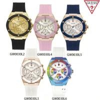 ราคา F.A Guess ของแท้100% นาฬิกา ผู้หญิง คลาสสิค ซิลิโคน 3 ตา 6 เข็ม มัลติฟังก์ชั่นออกแบบ ขนาด:39MM GW0030L2 GW0030L3 GW003L6 (22239027432)