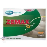 ราคา Mega Zemax SX 30 แคปซูล ขนาดบรรจุ 30 เม็ด เอ็มบีพี คอมเพล็กสงค์ 950 มก. (58101618142)