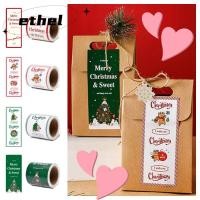 ราคา ETHEL สติกเกอร์ปิดผนึก 50/200 PCS หลายสีสำหรับตกแต่ง Merry Christmas เครื่องประดับสำหรับห่อของขวัญ (42175090742)