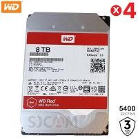 ราคา WD 8TB [4ลูก รวม 32TB] HDD Red NAS ฮาร์ดดิสก์ แนส RED 5400RPM, 256MB SATA3 (WD80EFAX) Harddisk ประกัน Synnex 3 ปี (8955212717)