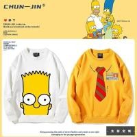 ราคา คู่สวม Simpsons The Simpsons Joint Merchandise Round Neck Sweatshirt สำหรับผู้ชายและผู้หญิง ทรงหลวม สไตล์เหมาะทั้งฤดูใบไม้ร่วงและฤดูหนาว (26592519068)