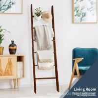 ราคา วไม้บันไดชั้นวางตกแต่งหมวกผนังกระเป๋าชั้นวางที่มีตะขอเอียงบ้านไร่ผ้าห่มบันไดไม้ชั้นวางผ้าขนหนู แย่เลย (43276387784)