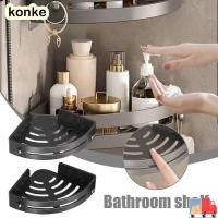 ราคา KONKE ชั้นวางของในห้องน้ํา 1/2/3 ชิ้น, ชั้นเก็บของในครัวความจุขนาดใหญ่แบบติดผนัง, ชั้นวางของเข้ามุมห้องน้ําสามเหลี่ยมประหยัดพื้นที่แบบไม่มีหมัด (44161067353)