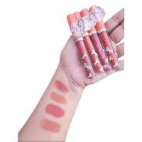 ราคา **แท้100%**ขายดีสียอดฮิตแต่งหน้าสายฝอ Lip matte Water proof ลิปมูสยูนิคอน 3 in 1 สามารถทาตา แก้ม ปาก ได้ สีสวยน่ารักติ (22861611621)