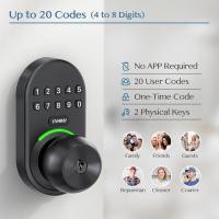 ราคา Keypad Smart Door Knob Lock, Yamiry Keyless Entry Digital Lock with Handle, Electronic Code Knob for Front Door, Easy Installation (54950706062)