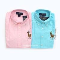 ราคา Ralph Lauren big pony chambray shirt (10359897)