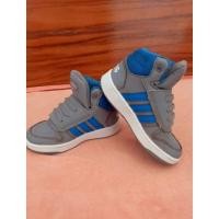 ราคา รองเท้าผ้าใบเด็กหุ้มข้อ แบรนด์adidasแท้ มือสอง (17443665468)