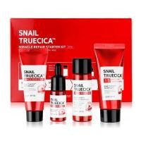 ราคา ของเเท้ พร้อมส่ง !! Some by Mi Snail Truecica Miracle Repair Starter Kit - แบบเซ็ท 4 ชิ้น หลุมสิว รอยสิวต้องลอง!! (4638599107)