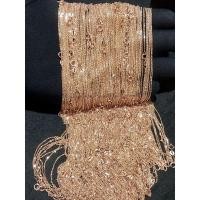 ราคา 9Kพิงค์โกลด์สร้อยคอลายโซ่ทองแท้อิตาลี (24639989106)