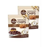 ราคา (แพ็ค × 2)ทิวลิป ดาร์คช็อกโกแลตชิพ ชนิดเม็ดกลาง 550 ก. (28317566103)