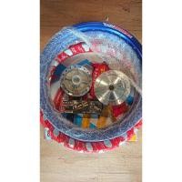 ราคา ชุดล้อน้ำเงิน YOKO ขอบเรียบ 1.40x17 พร้อมดุมกระจกเงา พร้อมยางลายข้าวโพด ใส่ W100-110 ดรัมหน้า,Dream ทุกรุ่น (43661977839)