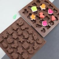 ราคา แม่พิมพ์ซิลิโคนคริสต์มาส F Ondant ช็อกโกแลตเครื่องประดับสําหรับต้นคริสต์มาส Santa Claus Gingerbread Cane Candy Molds เรซิ่น (40115225528)