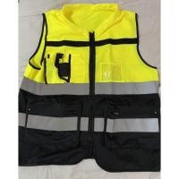 ราคา (ออกใบกำกับภาษีได้) เสื้อกั๊ก สะท้อนแสง มีแถบสะท้อนแสง กั๊กทำงาน กั๊กตำรวจ กั๊กมีกระเป๋า มีซิป ผ้าอย่างดี/งานฟรีไซส์ (13104805562)