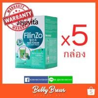 ราคา 5 กล่อง Jejuvita Filinzo ไฟเบอร์ คลอโรฟิลล์ ดีท๊อก 15000 Mg. (960233440)