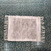 ราคา ผ้าเช็ดเท้าผ้าฝ้ายทอมือ50*65cm (43507738067)