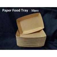 ราคา ถาดอาหารกระดาษ 50 ( คราฟท์ ) ถาดเรืออาหารกระดาษ (22268838307)